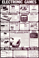 Silica Shop: Electronic games (1981)