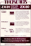 Macronics: 3 Games for the ZX80 & ZX81 (1981)