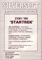 Silversoft: ZX81 Startrek (1981)