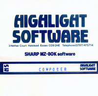 Highlight Software: Composer