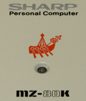 Sharp MZ-80K Logo Detail